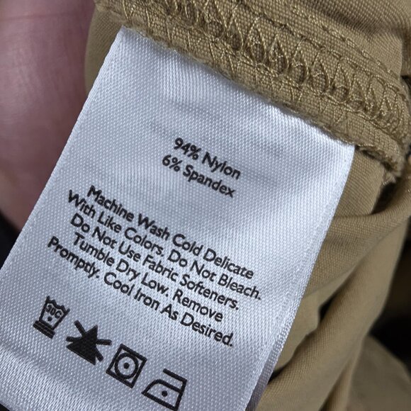 Eddie Bauer Cargo Pants Mens 35x30 Beige First Ascent Straight Fit Performance - Picture 10 of 12